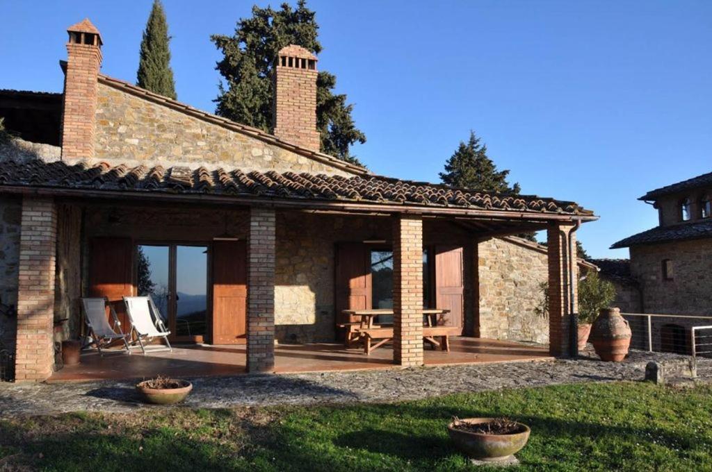 Villa Poggio Al Sole à Badia A Passigano Extérieur photo