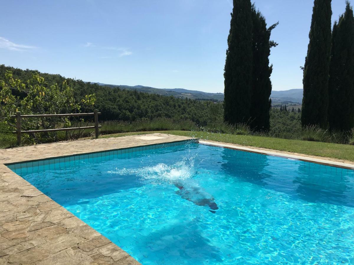 Villa Poggio Al Sole à Badia A Passigano Extérieur photo